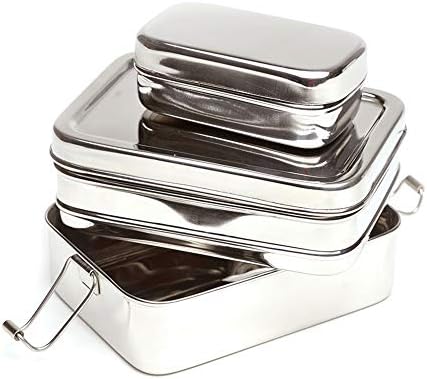 ECOlunchbox Three-in-One Stainless Steel Bento Box, 31 oz – 3-Piece