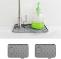 2-Pack Bytelive Silicone Sink Mat, Mini Sink Splash Guard and Soap