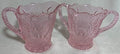 Creamer & Sugar Bowl Set - Inverted Thistle - American Made - Mosser