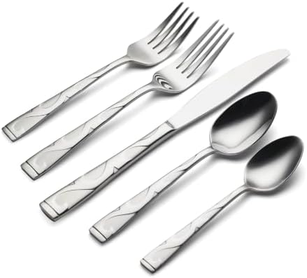 Oneida Tuscany 45-Piece 18/0 Silverware Set for 8, Flatware