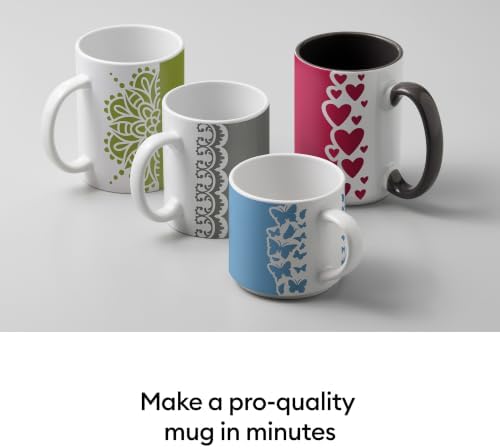 Cricut® Beveled Ceramic Mug Blank - 15 oz/425 ml (6 ct)