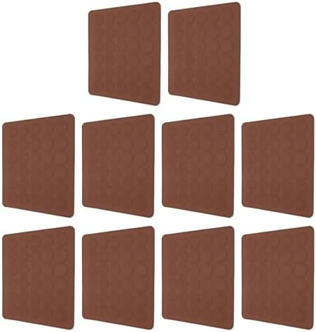 Qinlorgo Silicone Macaron Mat, 10 Sheets Non Stick Baking Mat with 30