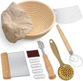 Swice Bread Proofing Basket, Round 9-Inch Banneton Sourdough Starter