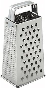 Winco 4" x 3" Tapered Stainless Steel Grater