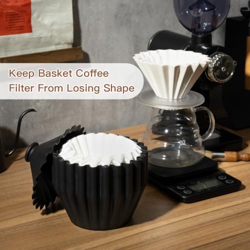 Coffee Filter Holder Container for 155/185 Basket Paper Filters