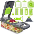 16-in-1 Vegetable Chopper with 7 Blades, Grey