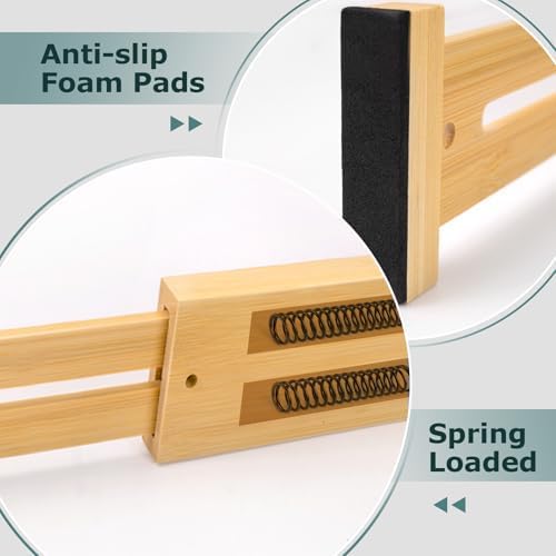 Lzerking Drawer Dividers Set, 10-Pack Bamboo Drawer Organizers for