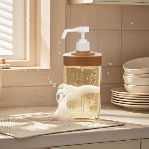 Kitchen Soap Dispenser with Sponge Holder, 800ml