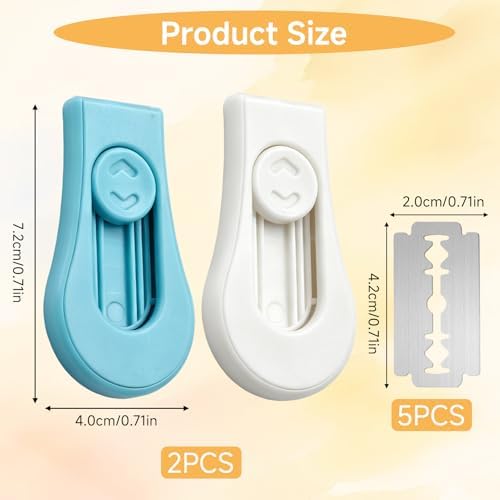 2-Pack Sourdough Scoring Tool, Bread Lame with Ergonomic Handle and 10