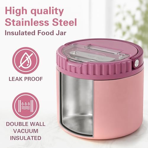 12oz Thermo for Hot Food Kids,Wide Mouth Insulated Vacuum Food