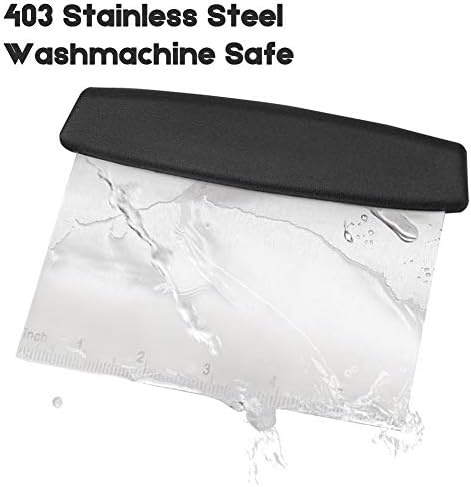 GREENRAIN Dough Scraper Stainless Steel Bench Scraper Bread Cake