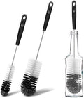 2 Pcs Bottle Brushes Set, Long Thin Flexible Bendable Flexible Cleaner