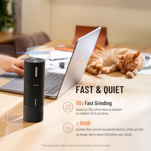 STARESSO D6E PLUS Portable Electric Coffee Grinder