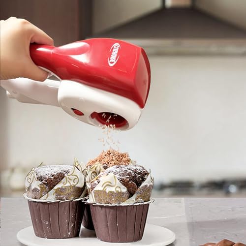 Cushore Electric Hard Cheese Grater, CES03D, Red