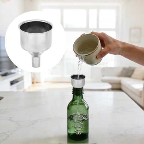 8pcs Food Canning Funnels Set for Wide Mouth & Regular Mason Jars, 3