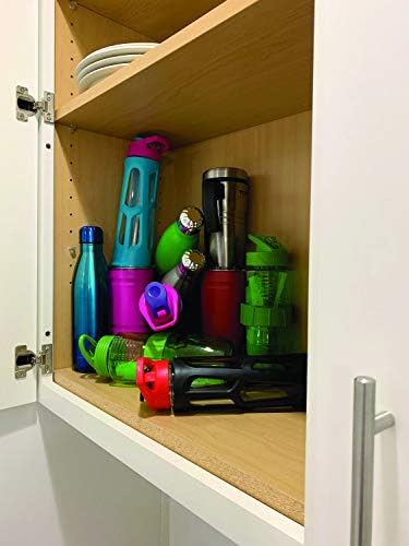 Jokari Tumbler and Bottle Storage Organizer Door Rack Holds Large