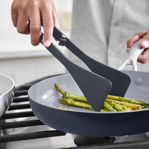 GreenPan Silicone Tong, Charcoal Gray