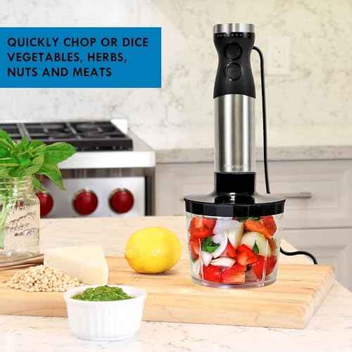 Kenmore Immersion Blender - Handheld Stick Mixer, Electric Hand