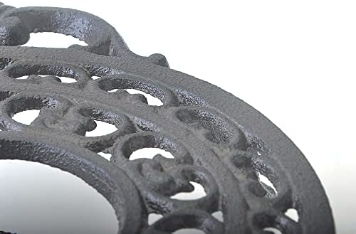 Heavy Duty Cast Iron Teapot Dish Warmer Stable Holder for Tealight