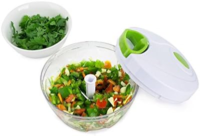 Manual Food Processor - Efficient Mini Pull Chopper, Hand Food Chopper