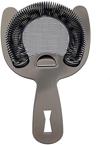 Barfly Fine Mesh Spring Strainer, Black