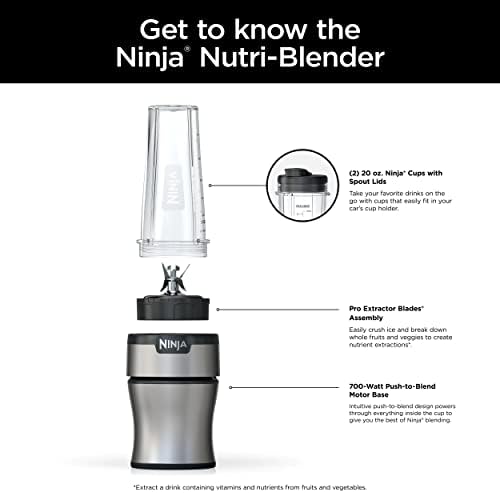 Ninja BN300C Personal Blender, 700W