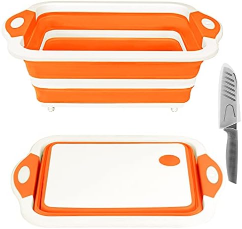 Rottogoon Collapsible Cutting Board, Foldable Chopping Board with