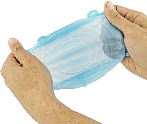Silicone Stretch Lids, 12-Pack
