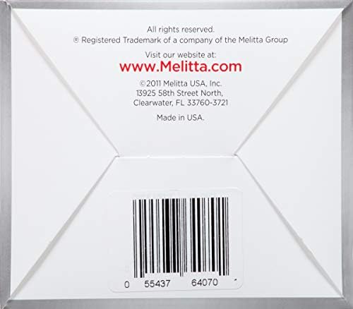 Melitta Single Cup Pour-Over Cone Brewer, Red, Pack of 8