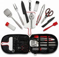 12 Pcs Stainless Steel Camping Cooking Utensil Set