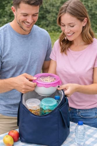 6 Pack Reusable Silicone Stretch Lids