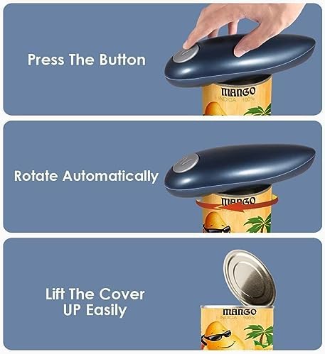 One-Touch Electric Can Openers Automatic Hand Free Can Opener for