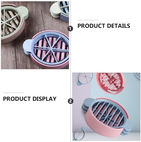 Wheat Stalk Egg Slicer PP Food Cutting Tool for Uniform Wedges