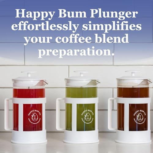 Happy Bum Glass French Press, 1L
