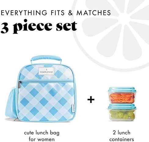 Fit & Fresh Lunch Bag For Women, Insulated Womens Lunch Bag For Work