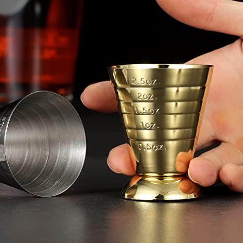 Stainless Steel Measuring Cup, 75 ml, 2.5 oz, 5 Tbsp, Cocktail Jigger