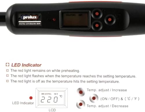 Prolux 1362 Electric Edge Banding Sealing Iron, 110V