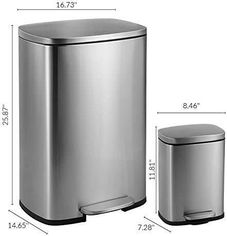 happimess HPM1006A Connor Rectangular 13-Gallon Trash Can - Image 4