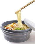 IYYI Collapsible Bowl for Camping, Silicone Collapsible Bowl with Lid