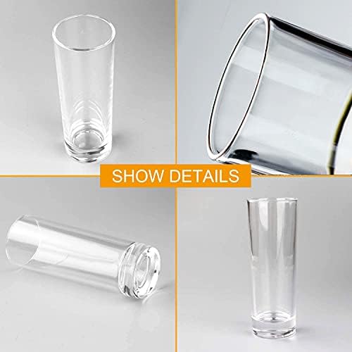 QAPPDA Highball 10 oz Drinking Glasses Set of 12, Clear Glass Cups