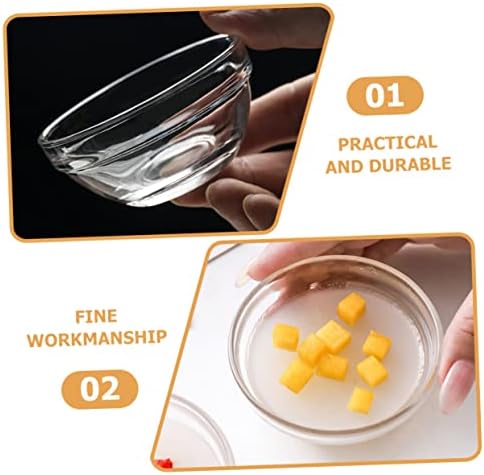 70ml Glass Small Bowl Set, 10pcs for Dessert Serving