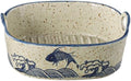 Vintage Small Casserole Dish 6.7-inch Ceramic Square Baking Pan