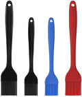 Hhyn Silicone Basting Pastry Brush Set 4 Pack, Multicolor