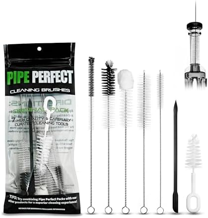 Pipe Perfect Original Cleaning Brush Set – Multi-Size Detail Brushes