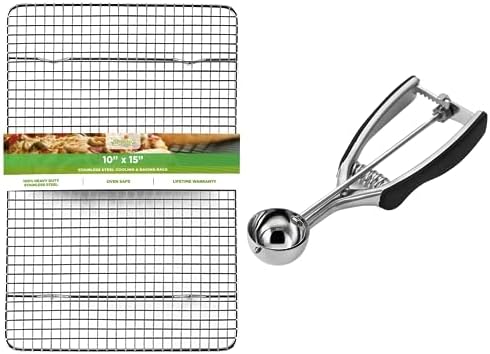 Spring Chef Stainless Steel 10"x15" Cooling Rack & Multifunctional
