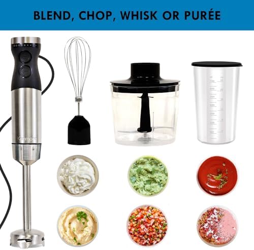 Kenmore Immersion Blender - Handheld Stick Mixer, Electric Hand