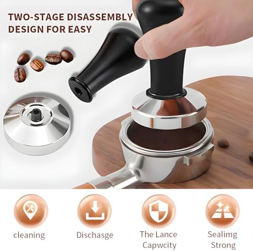 BADAO 6PCS Espresso Accessories Bulk,Coffee Tamper Set Home Barista