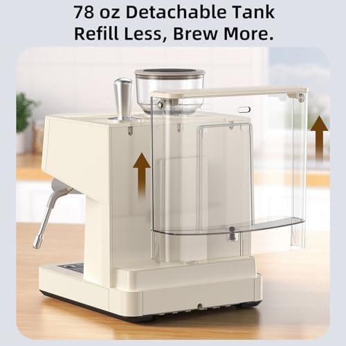 15 Bar Espresso Machine with Built-in Coffee Grinder