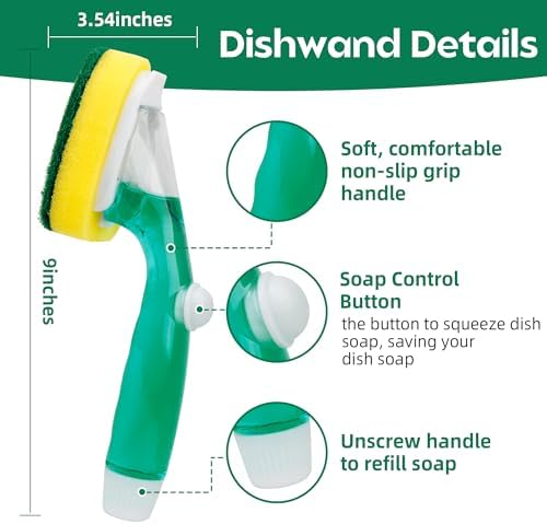 Dish Wand with 9 Refills