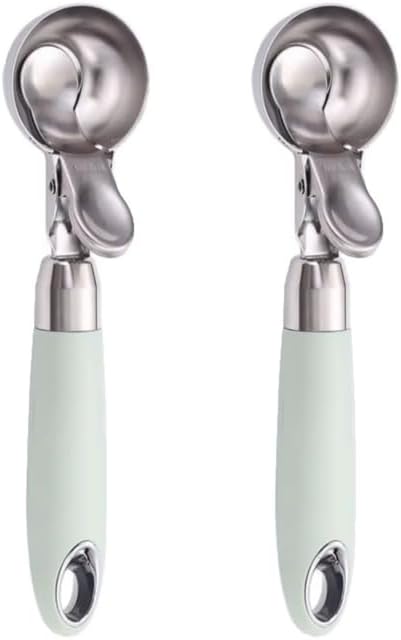 Cookie Ice Cream Scoop Set, Cookie Scoops Set of 2, Cookie Dough